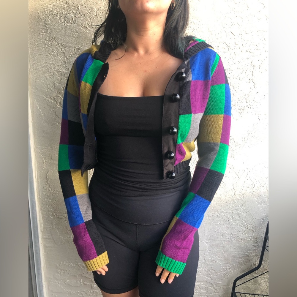 Betsey Johnson cropped sweater